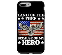 Custodia per iPhone 7 Plus/8 Plus Terra dei liberi a causa del mio eroe