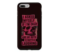 Custodia per iPhone 7 Plus/8 Plus Teschio umorismo sarcastico citazione gotico scuro divertente detto