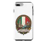 Custodia per iPhone 7 Plus/8 Plus Tesori D Italia Pisa E Venezia Torre Pendente Gondola Grafica