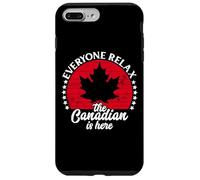 Custodia per iPhone 7 Plus/8 Plus The Canadian Is Here Canada Flag Vintage Symbol Home Pride