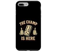 Custodia per iPhone 7 Plus/8 Plus The Champ Is Here Domino King Domino Player Tile Lover