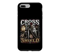 Custodia per iPhone 7 Plus/8 Plus The Cross Is My Shield Christian Warrior Design Armor of God