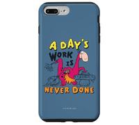 Custodia per iPhone 7 Plus/8 Plus The Flintstones Dino A Day's Work Is Never Done