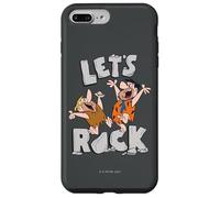 Custodia per iPhone 7 Plus/8 Plus The Flintstones Fred Barney Let's Rock