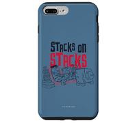 Custodia per iPhone 7 Plus/8 Plus The Flintstones Fred Barney Stacks on Stacks