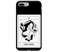 Custodia per iPhone 7 Plus/8 Plus The Fool Tarot Card Occulto Cosmic Wanderer Gotico