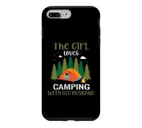Custodia per iPhone 7 Plus/8 Plus The Girl Loves Camping With Her Husband Camper Adventure