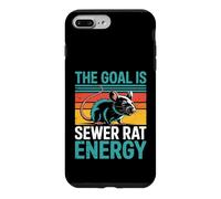 Custodia per iPhone 7 Plus/8 Plus The Goal Is Sewer Rat Energy Meme caotico -