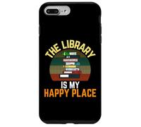 Custodia per iPhone 7 Plus/8 Plus The Library Is My Happy Place - Lettore vintage per bibliotecari retrò