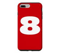 Custodia per iPhone 7 Plus/8 Plus The Number 8 Eight Sports Team - Stampa frontale per compleanno