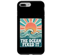 Custodia per iPhone 7 Plus/8 Plus The Ocean Fixed It Retro Beach Waves Sun