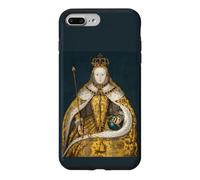 Custodia per iPhone 7 Plus/8 Plus The Queen, Cool Portrait Drawn Art, Be a Queen Graphic