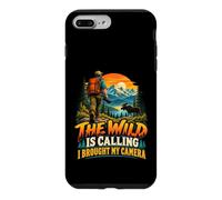 Custodia per iPhone 7 Plus/8 Plus The Wild Is Calling I Brought My Camera Foto