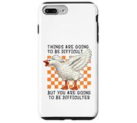 Custodia per iPhone 7 Plus/8 Plus Things are Going to be Difficult Funny Silly Goose Meme Pun