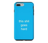 Custodia per iPhone 7 Plus/8 Plus This Shit Goes Hard Meme umoristico minimalista di Brainrot Gen Z