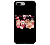 Custodia per iPhone 7 Plus/8 Plus Ti amo Beary Much Cute Bear Romance