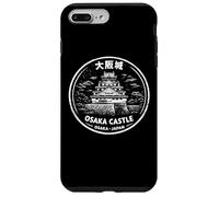 Custodia per iPhone 7 Plus/8 Plus Timbro del castello di Osaka Anime Otaku Souvenir Kanji giapponese