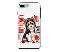 Custodia per iPhone 7 Plus/8 Plus Tiny Royalty Biewer - Cucciolo Yorkie con fiocco