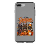 Custodia per iPhone 7 Plus/8 Plus Tis The Season Halloween Cane Corso Pumpkin Costume