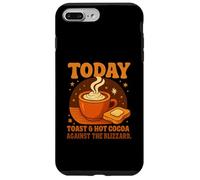 Custodia per iPhone 7 Plus/8 Plus Today's Plan: Toast & Hot Cocoa Against The Blizzard Gifts