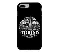 Custodia per iPhone 7 Plus/8 Plus Torino Piemonte Italia Cityscape xilografia