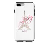 Custodia per iPhone 7 Plus/8 Plus Torre Eiffel di Parigi il segno dell'amore Francia Casa parigina