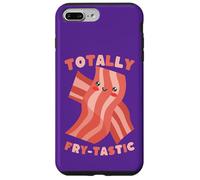 Custodia per iPhone 7 Plus/8 Plus Totally Fry-Tastic Carino Pun Bacon Foodie