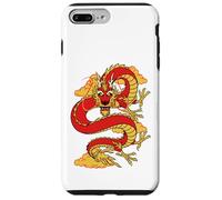 Custodia per iPhone 7 Plus/8 Plus Traditional Zodiac Lucky Red Oriental Chinese Dragon
