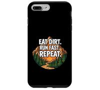 Custodia per iPhone 7 Plus/8 Plus Trail Running Mountain Runner Eat Dirt Run Fast Repeat