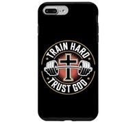 Custodia per iPhone 7 Plus/8 Plus Train Hard Trust God Fitness Cristiano Palestra
