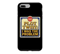 Custodia per iPhone 7 Plus/8 Plus Trama Sarcastic Twist I Was The Problem Funny Book Cover Meme