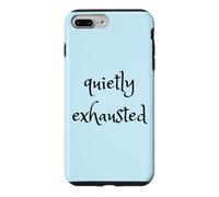 Custodia per iPhone 7 Plus/8 Plus Tranquillo esausto portare avanti stanco ma non può fermarsi