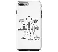 Custodia per iPhone 7 Plus/8 Plus Trasmissione manuale Tre Pedali Stick Shift Car