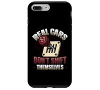 Custodia per iPhone 7 Plus/8 Plus Trasmissione manuale Tre Pedali Stick Shift Car