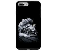 Custodia per iPhone 7 Plus/8 Plus Treno a vapore che ruggisce nella notte