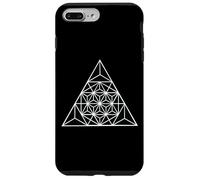 Custodia per iPhone 7 Plus/8 Plus Triangolo di geometria sacra arte antica triangolo geometrico meme