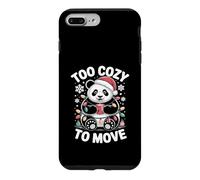Custodia per iPhone 7 Plus/8 Plus Troppo accogliente per spostare Natale Panda Holiday