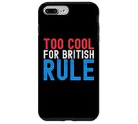 Custodia per iPhone 7 Plus/8 Plus Troppo cool per il dominio britannico divertente 4 luglio 4 luglio