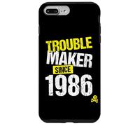 Custodia per iPhone 7 Plus/8 Plus Trouble Maker since 1986 - Anno di nascita scherzo sarcastico