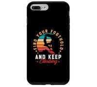 Custodia per iPhone 7 Plus/8 Plus Trova il tuo punto d'appoggio e continua a scalare Rock Boulder Vintage