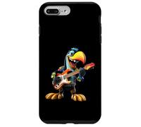 Custodia per iPhone 7 Plus/8 Plus Tucano a dondolo con chitarra elettrica, design a forma di uccellino
