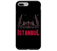Custodia per iPhone 7 Plus/8 Plus Turchia Souvenir Istanbul Moschea Blu Sultan Ahmet Camii