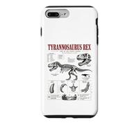 Custodia per iPhone 7 Plus/8 Plus Tyrannosaurus Rex Fossil Guide Museo Anatomia Arte
