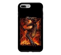 Custodia per iPhone 7 Plus/8 Plus Ufficiale Spiral Draconis Flame Gothic Fantasy