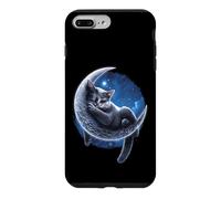 Custodia per iPhone 7 Plus/8 Plus Ufficiale Spiral Velvet Moon Cat Gothic Fantasy