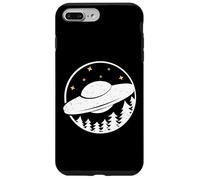 Custodia per iPhone 7 Plus/8 Plus UFO nella foresta - UFOlogia Alien Distressed Design