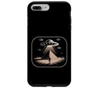 Custodia per iPhone 7 Plus/8 Plus UFO Piramide Aliena Antico Mistero Rapimento Spazio Uomini Donne