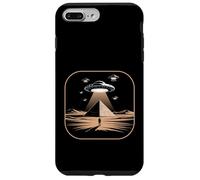 Custodia per iPhone 7 Plus/8 Plus UFO Piramide Aliena Antico Mistero Rapimento Spazio Uomini Donne