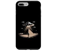 Custodia per iPhone 7 Plus/8 Plus UFO Piramide Aliena Antico Mistero Rapimento Spazio Uomini Donne