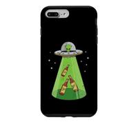Custodia per iPhone 7 Plus/8 Plus UFO rapimento birra alieno disco volante fantascienza uomini